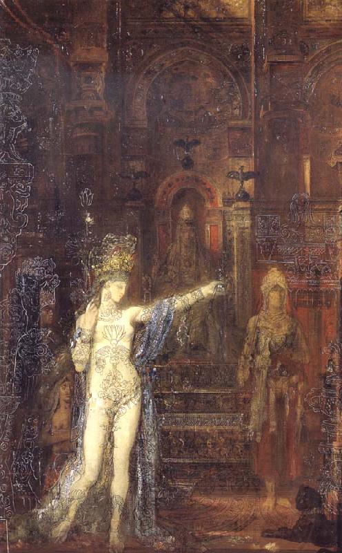 Gustave Moreau Salome Dancing Spain oil painting art